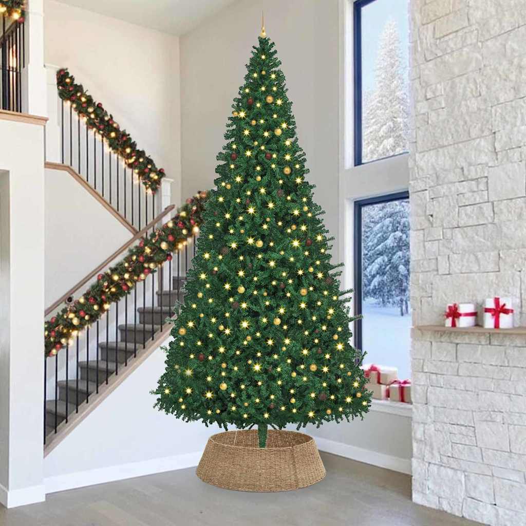 Christmas Tree Collar Brown 105 x 105 x 28 cm Seagrass