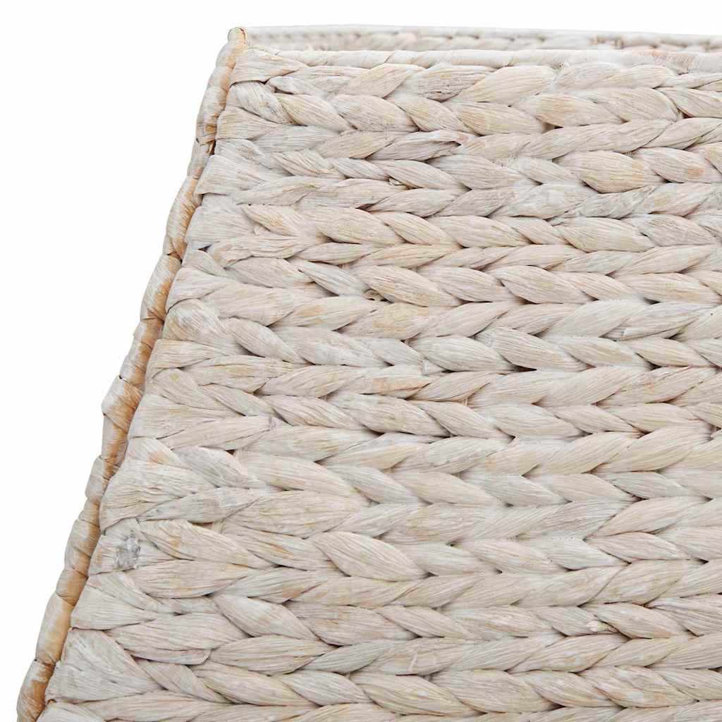 Christmas Tree Collar White 60 x 60 x 28 cm Water Hyacinth