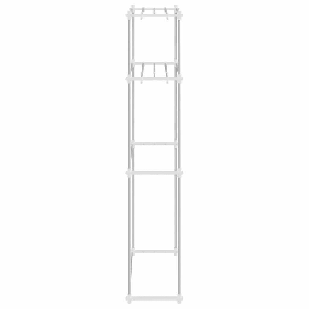 Washing Machine Shelf Manual White 63 x 27 x 136 cm Aluminium