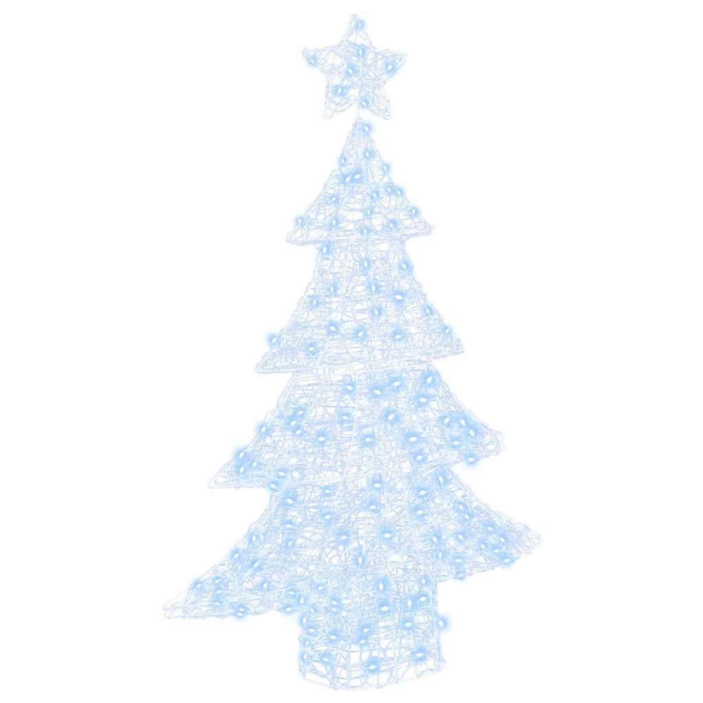 Christmas Tree with 100 LEDs Cold white 120 cm Acrylic