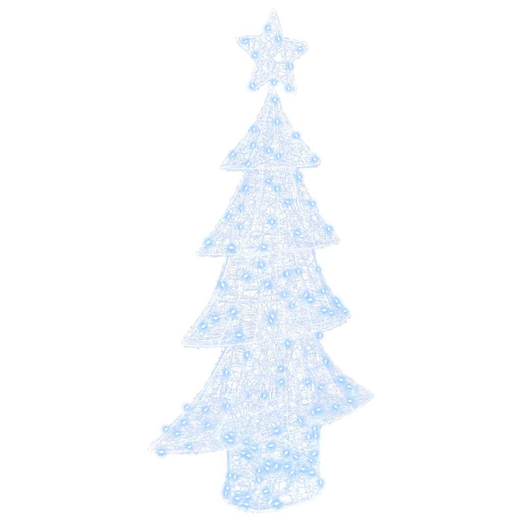 Christmas Tree with 160 LEDs Cold white 150 cm Acrylic