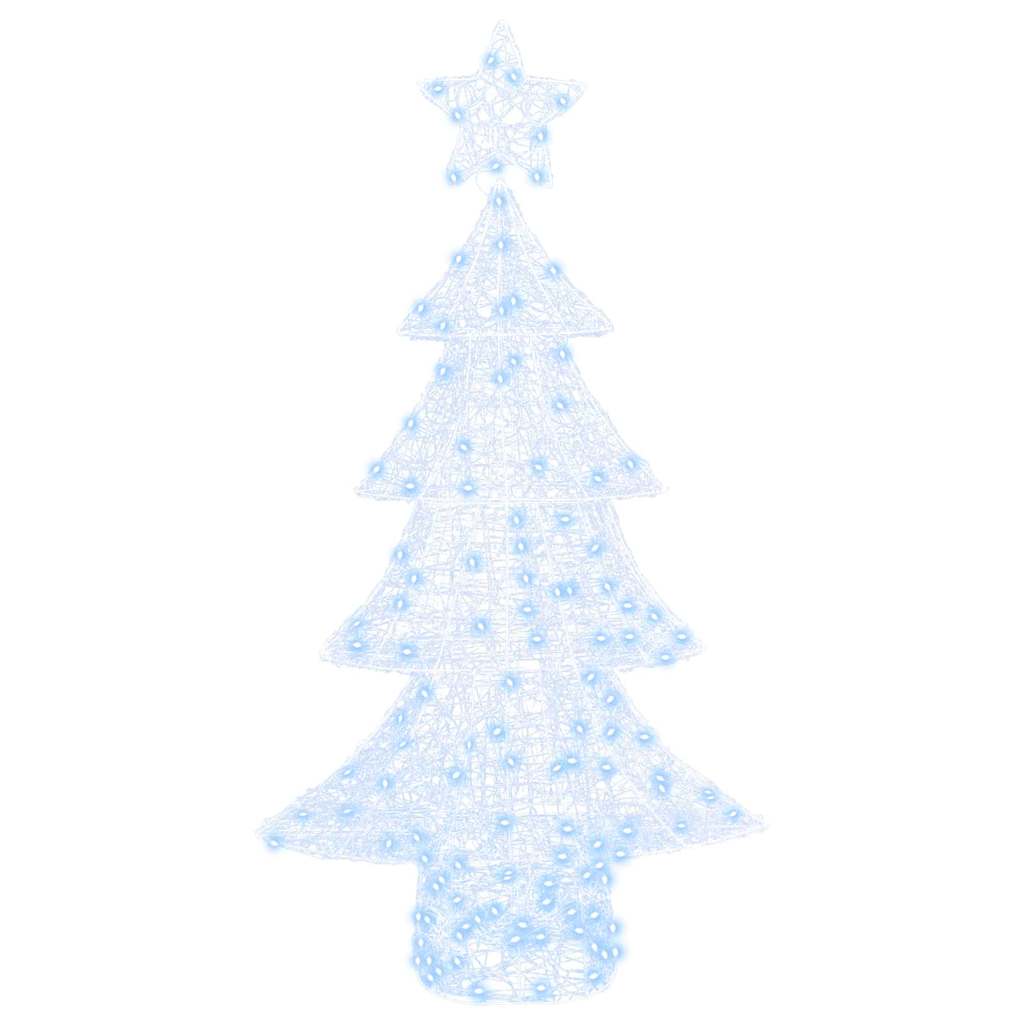 Christmas Tree with 160 LEDs Cold white 150 cm Acrylic