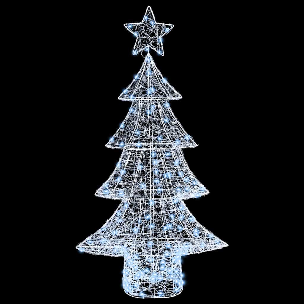 Christmas Tree with 160 LEDs Cold white 150 cm Acrylic