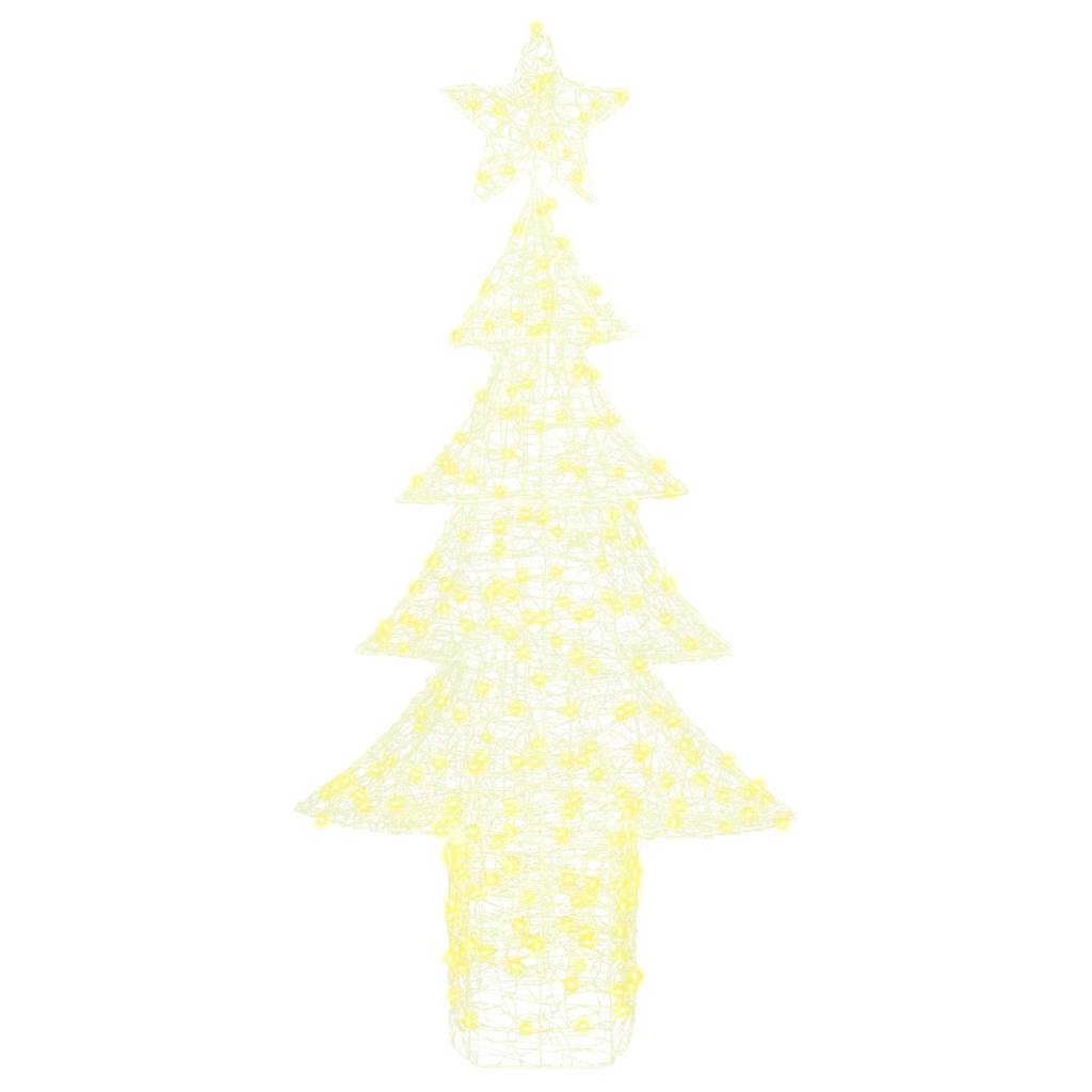 Christmas Tree with 240 LEDs Warm white 180 cm Acrylic