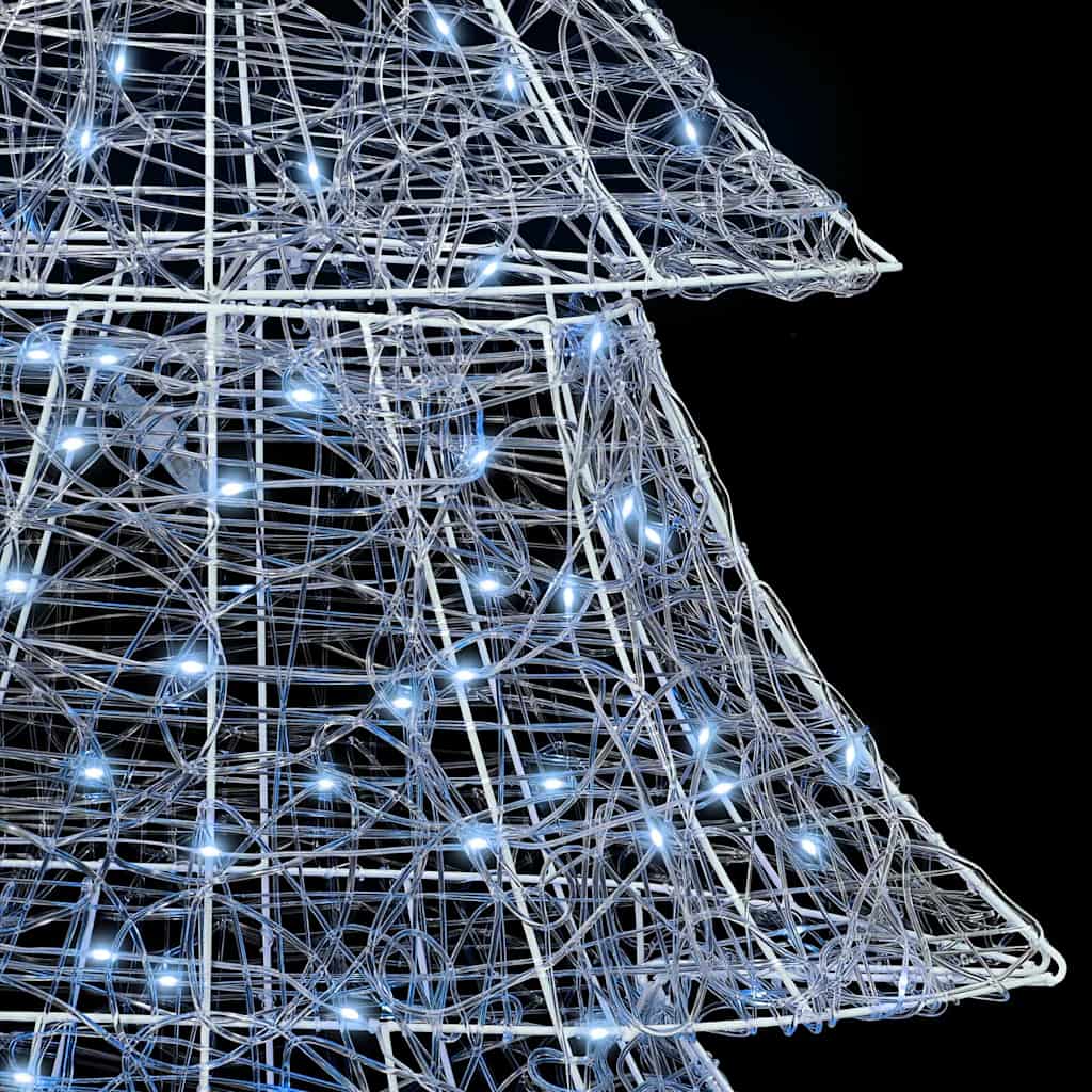 Christmas Tree with 240 LEDs Cold white 180 cm Acrylic