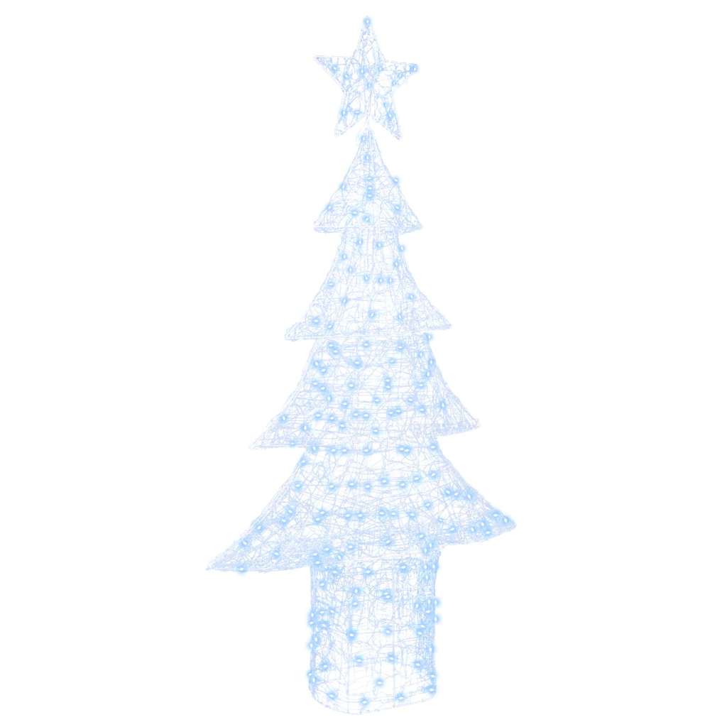 Christmas Tree with 240 LEDs Cold white 180 cm Acrylic