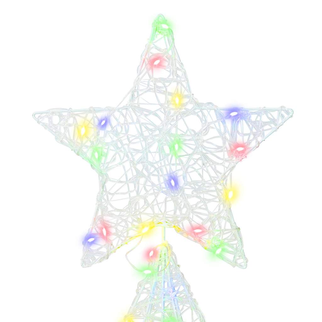 Christmas Tree with 240 LEDs Multicolour 180 cm Acrylic