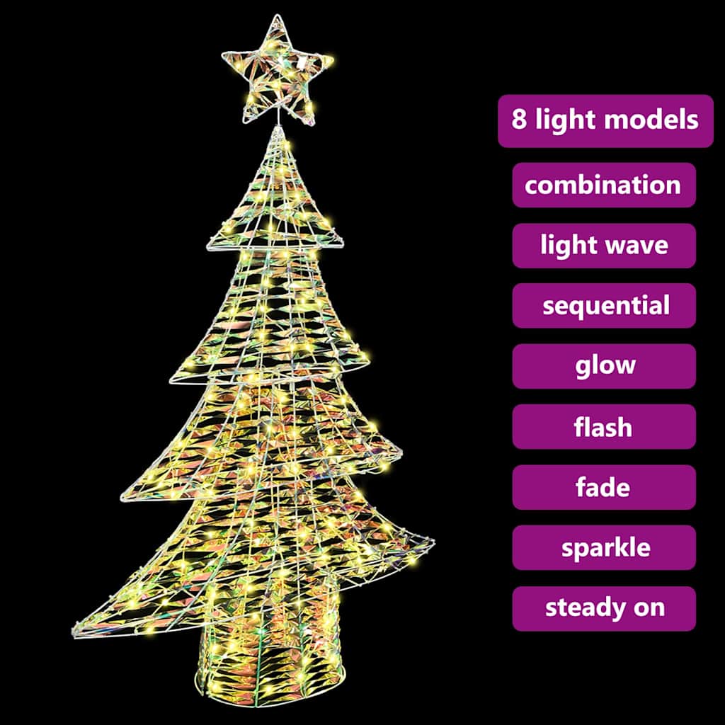 Christmas Tree with 120 LEDs Warm white 120 cm PET