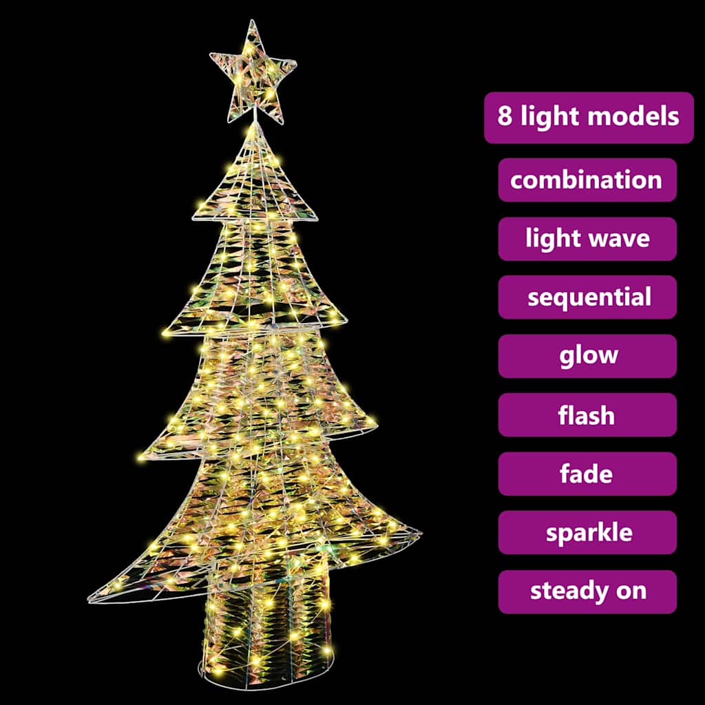 Christmas Tree with 160 LEDs Warm white 150 cm PET