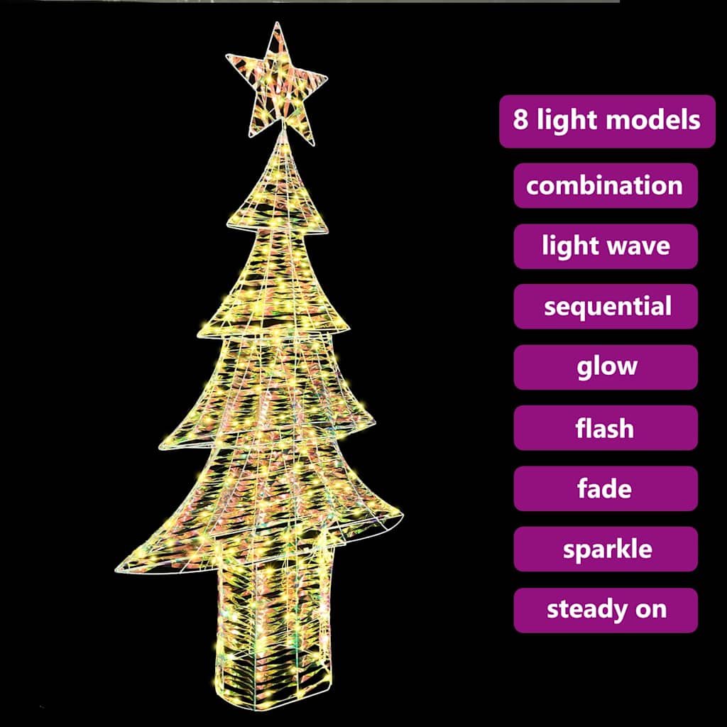 Christmas Tree with 240 LEDs Warm white 180 cm PET