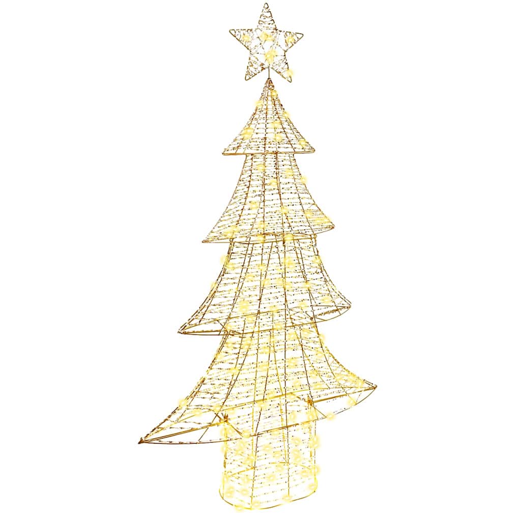 Christmas Tree with 160 LEDs Warm white 150 cm PET