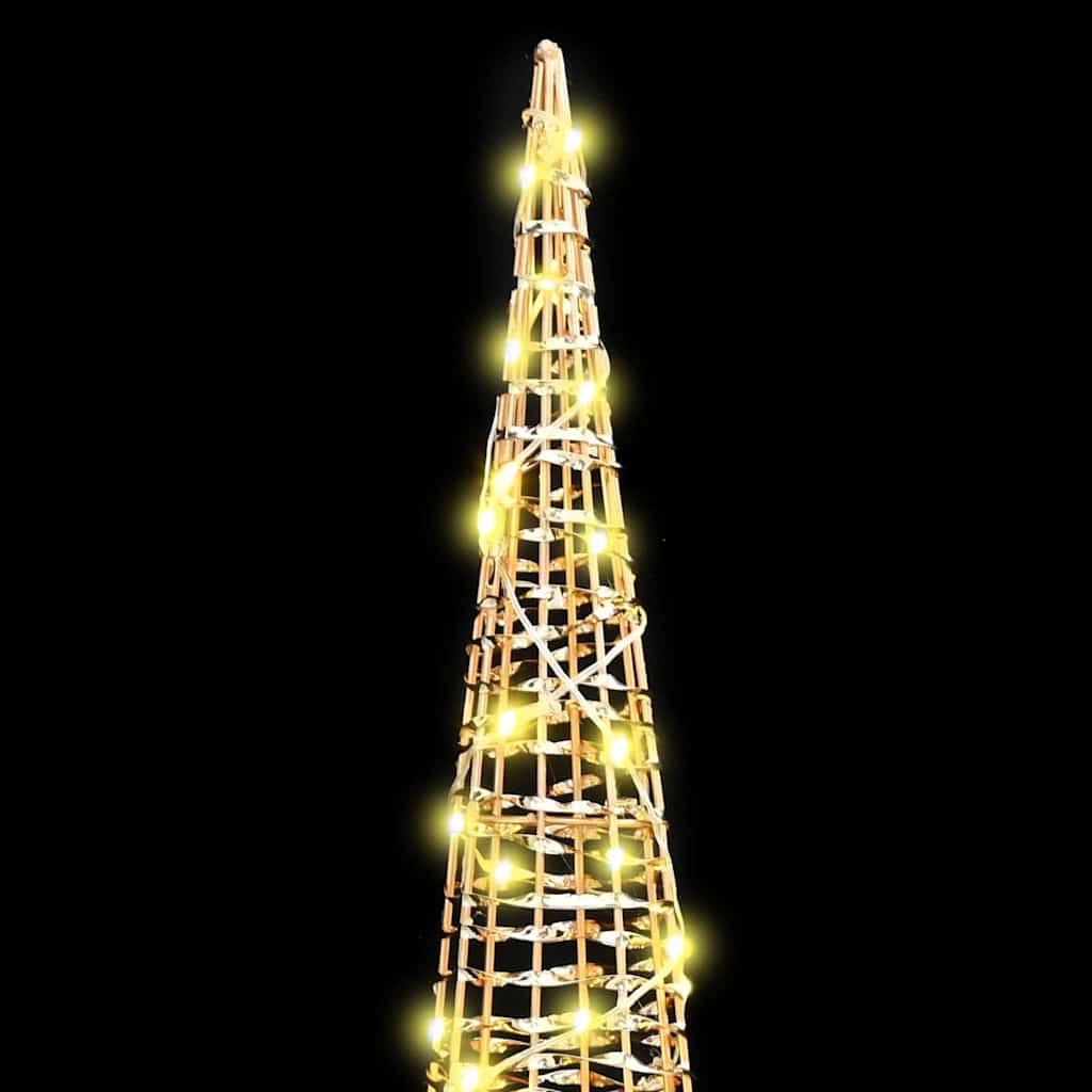 Christmas Tree 3 pcs Warm white 20 x 20 x 80 cm PET