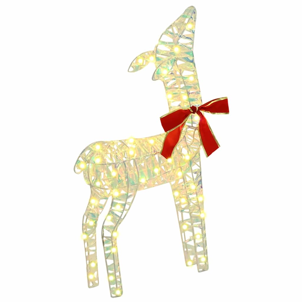 Reindeer Family 3 pcs Warm white 67 x 26 x 127 cm PET