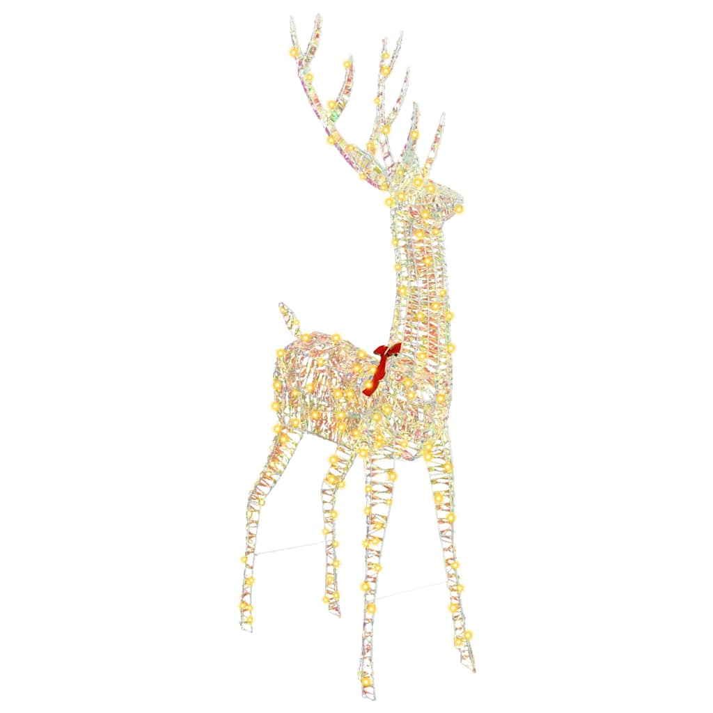 3D Reindeer with 250 LEDs Warm white 180 cm PET