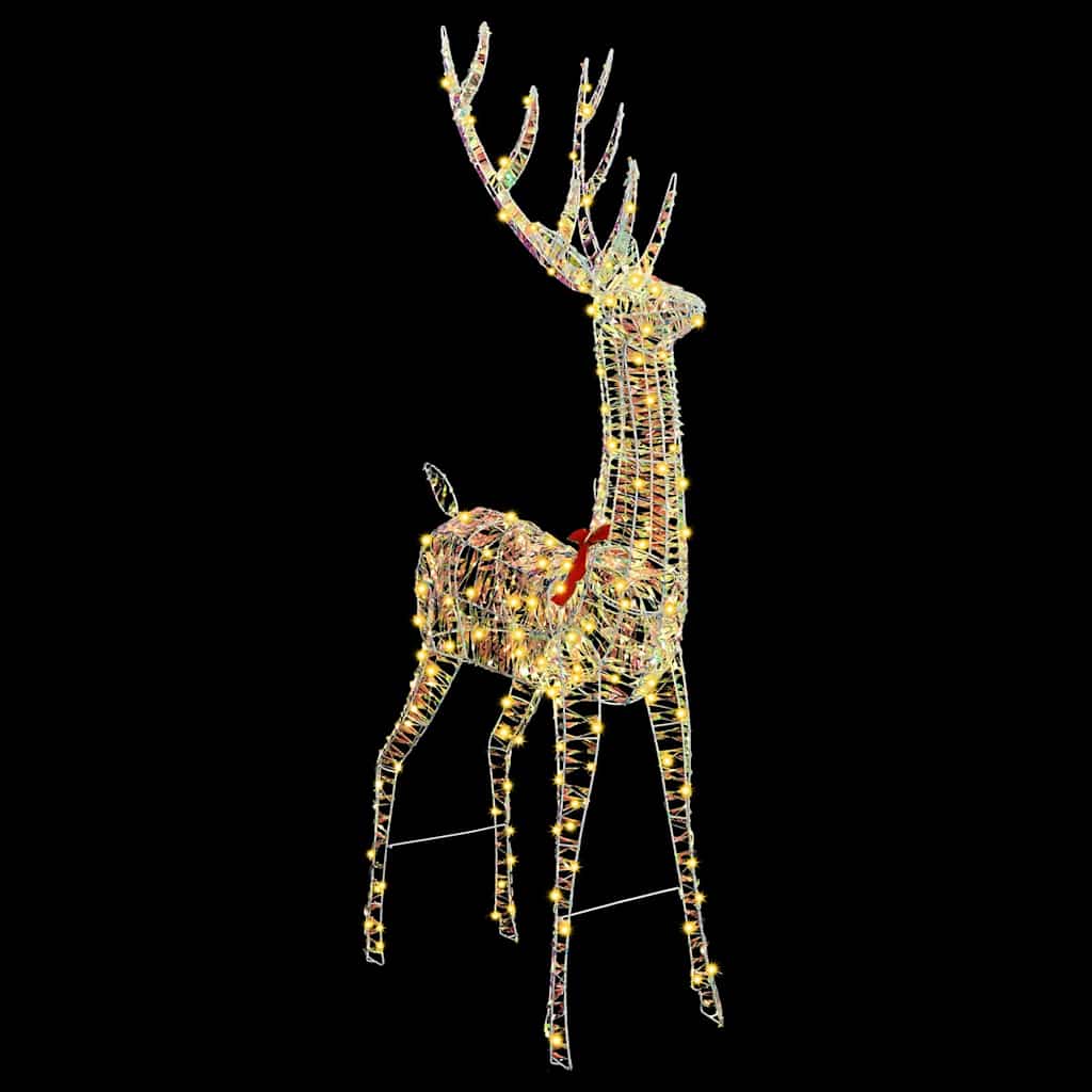3D Reindeer with 250 LEDs Warm white 180 cm PET