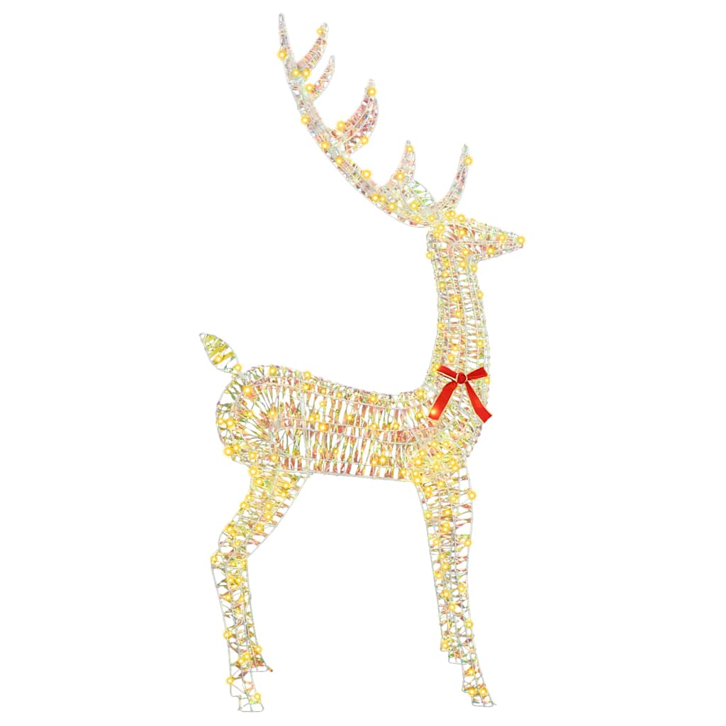3D Reindeer with 250 LEDs Warm white 180 cm PET