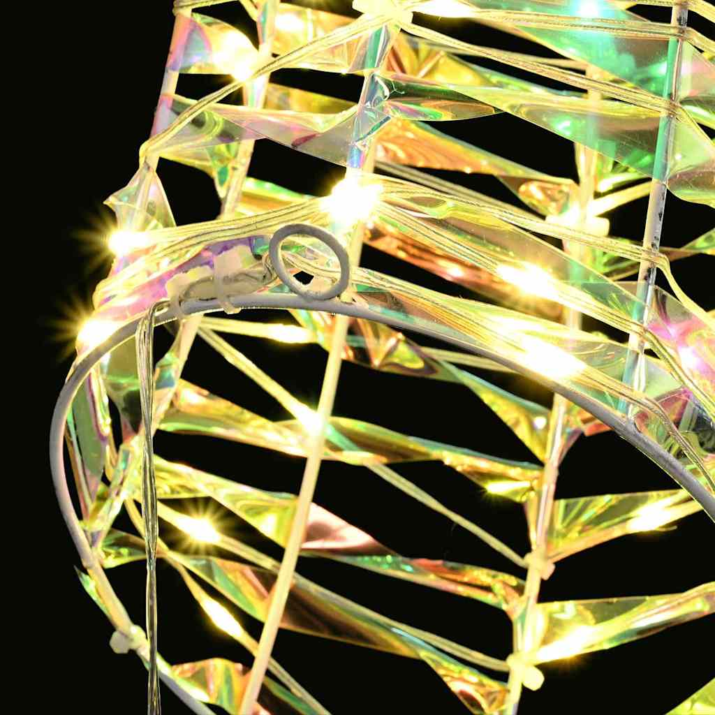 Reindeer Pull Sleigh with 140 LEDs Warm white 60 cm PET