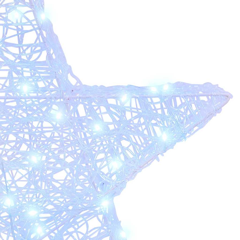 3D Star with 50 LEDs Cold white 55 x 53.5 x 10 cm Acrylic