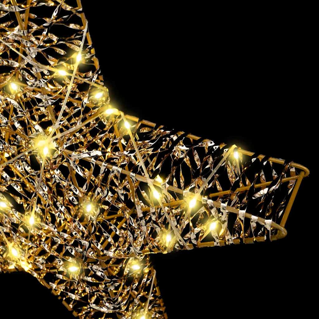 3D Star with 50 LEDs Warm white 55 x 52.5 x 9 cm PET