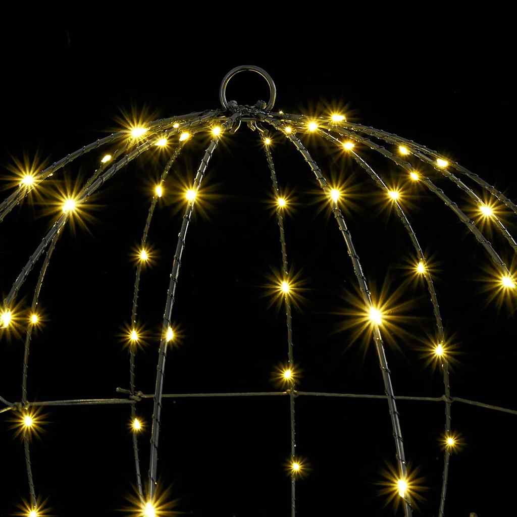 Ball with 160 LEDs Warm white 50 cm Metal