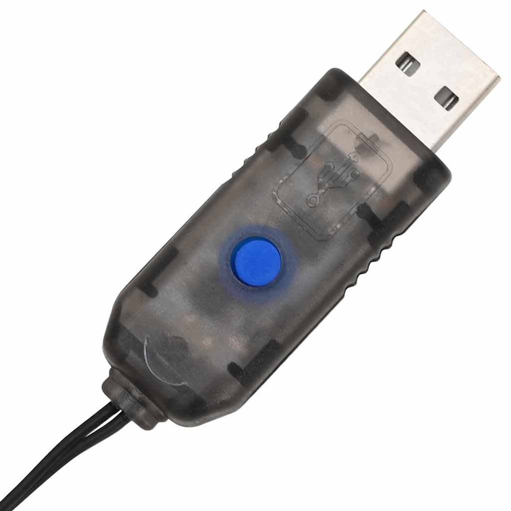 Ball with 192 LEDs 2 pcs Warm white 40 cm Metal