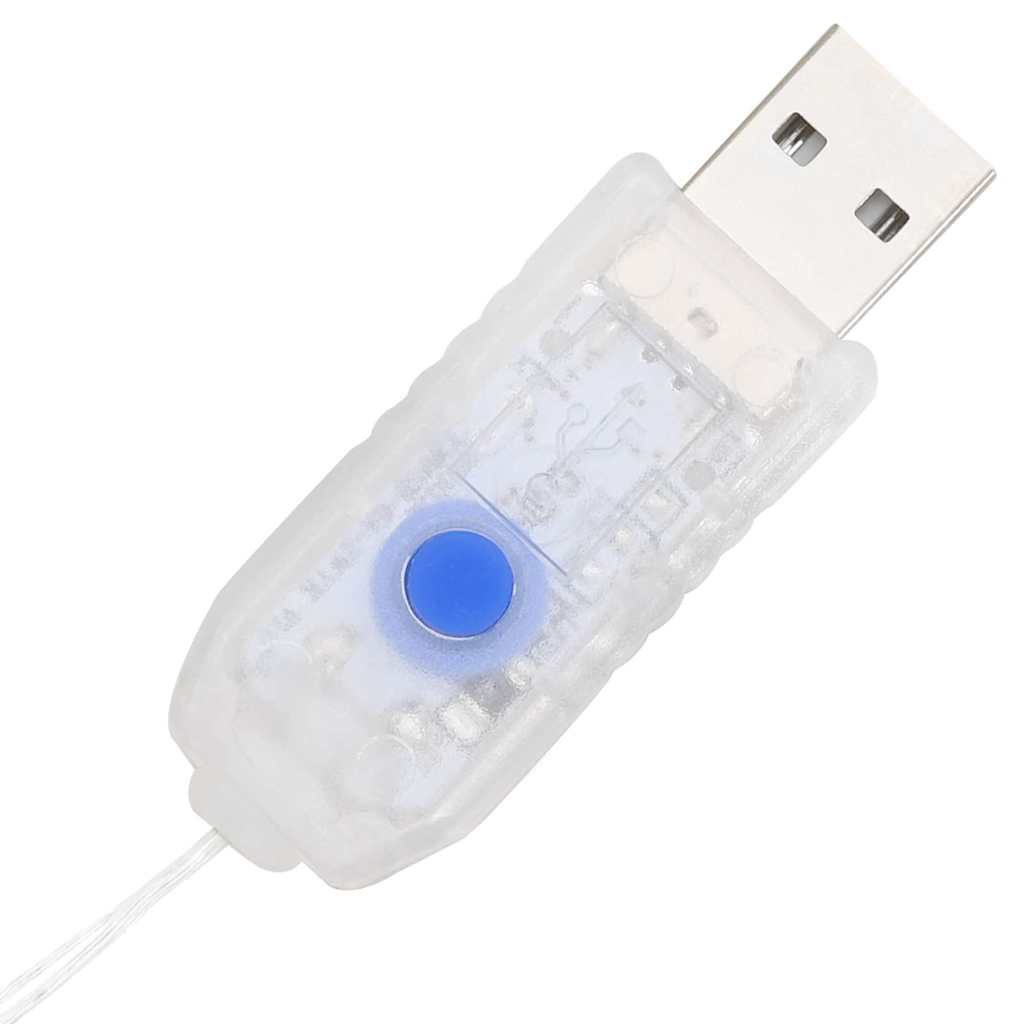 Wreath with 60 LEDs Warm white 75 cm PET