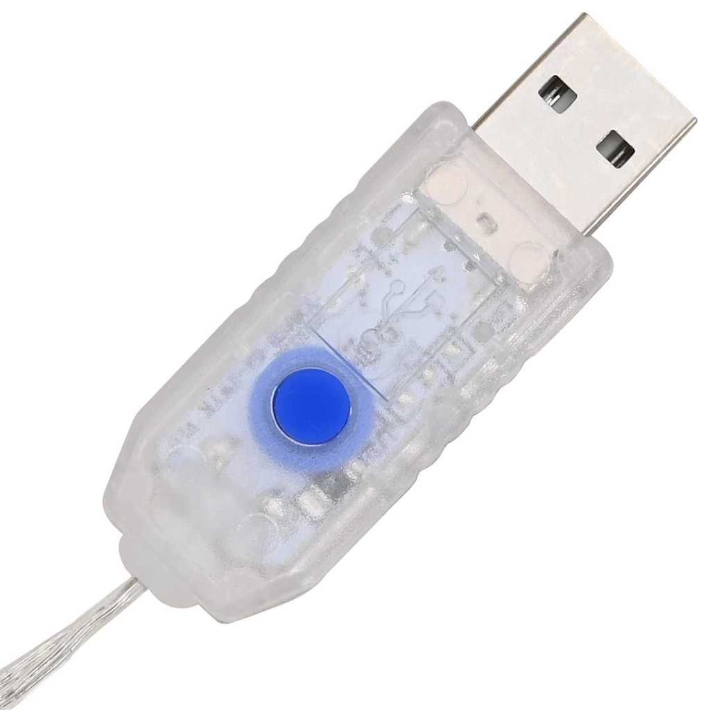 Wreath with 60 LEDs Warm white 75 cm Rattan