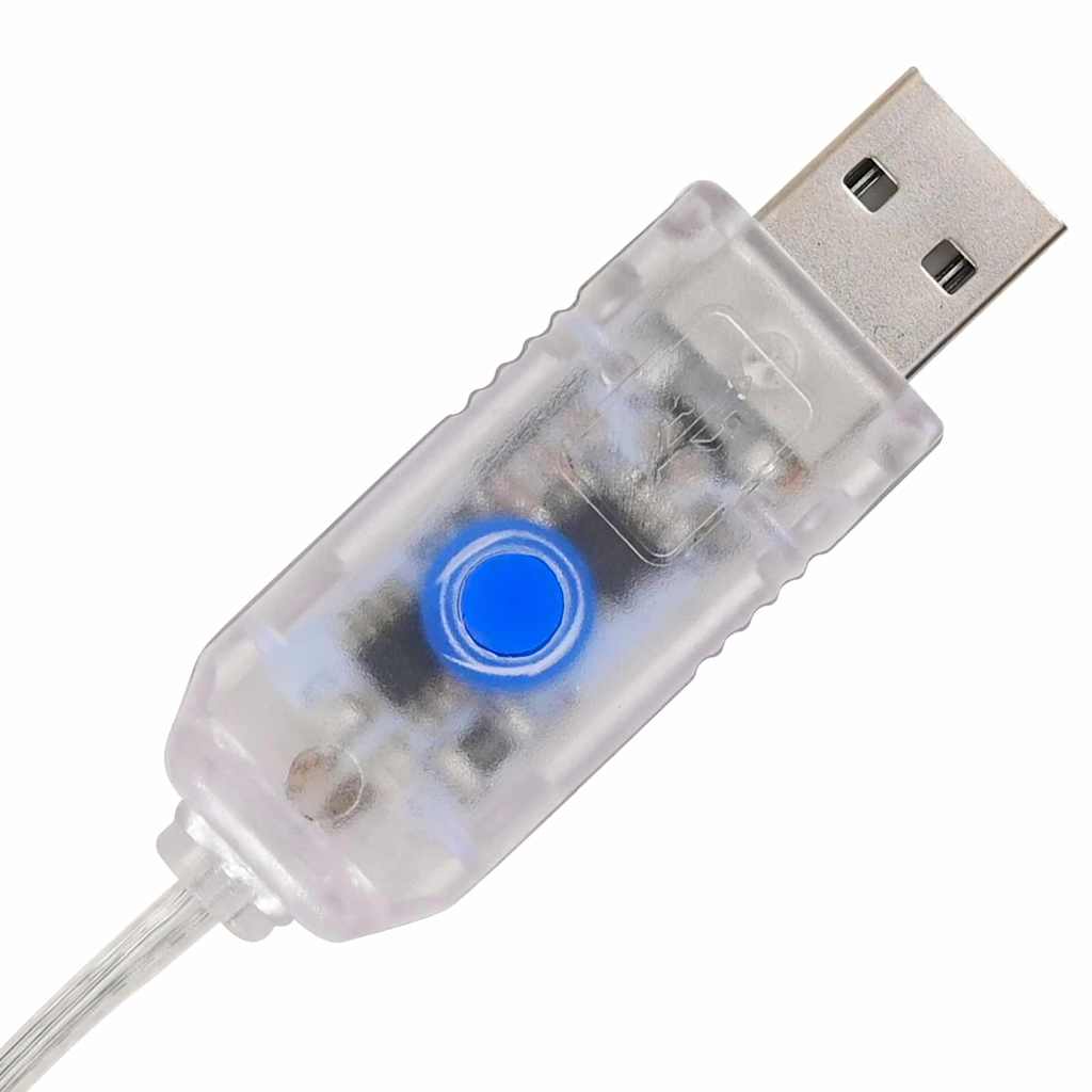 Christmas Tree with 160 LEDs Warm White 150 cm Acrylic