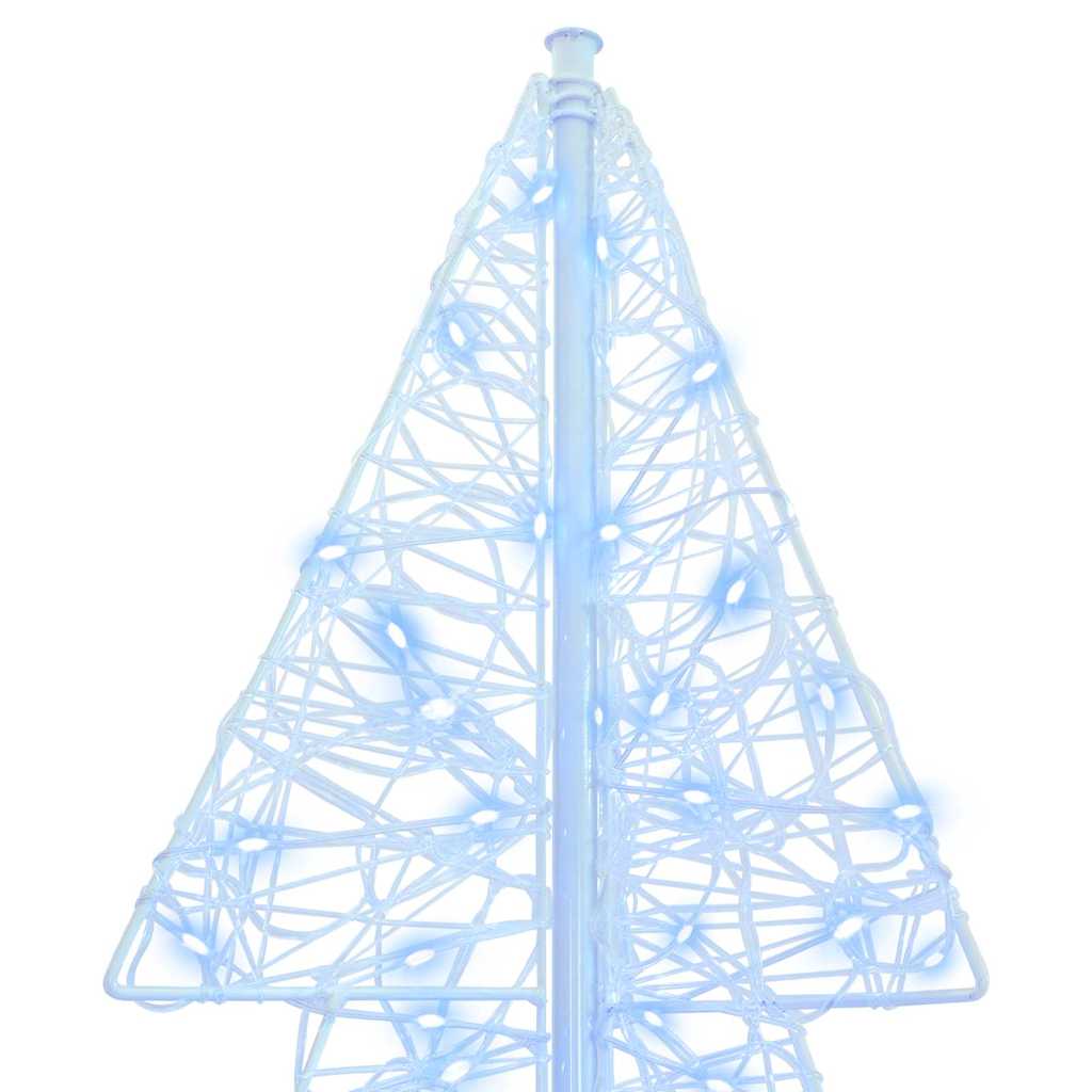 Christmas Tree with 160 LEDs Cold White 150 cm Acrylic
