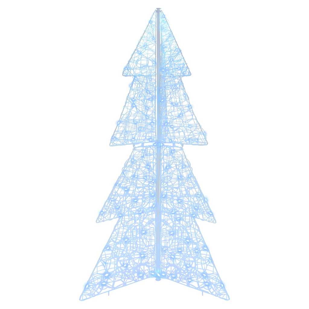 Christmas Tree with 160 LEDs Cold White 150 cm Acrylic