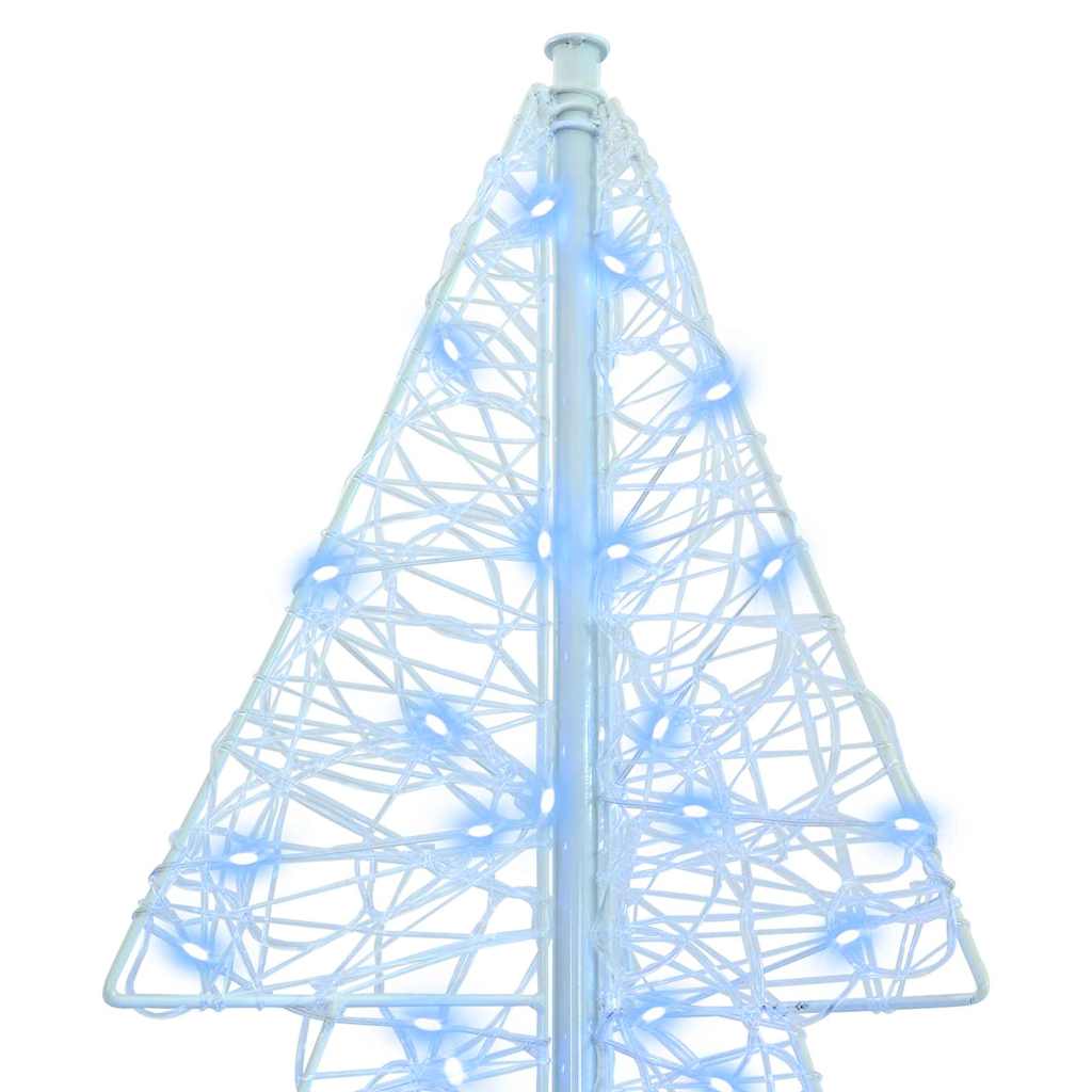 Christmas Tree with 240 LEDs Cold White 180 cm Acrylic