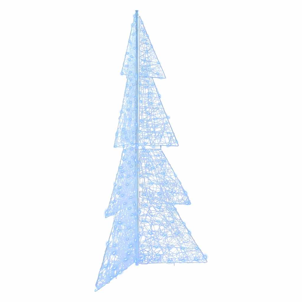 Christmas Tree with 240 LEDs Cold White 180 cm Acrylic