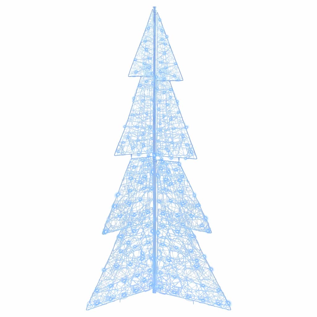 Christmas Tree with 240 LEDs Cold White 180 cm Acrylic