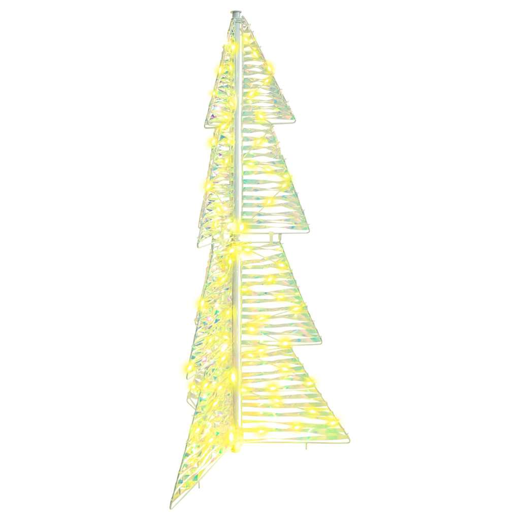 Christmas Tree with 100 LEDs Warm White 120 cm PET
