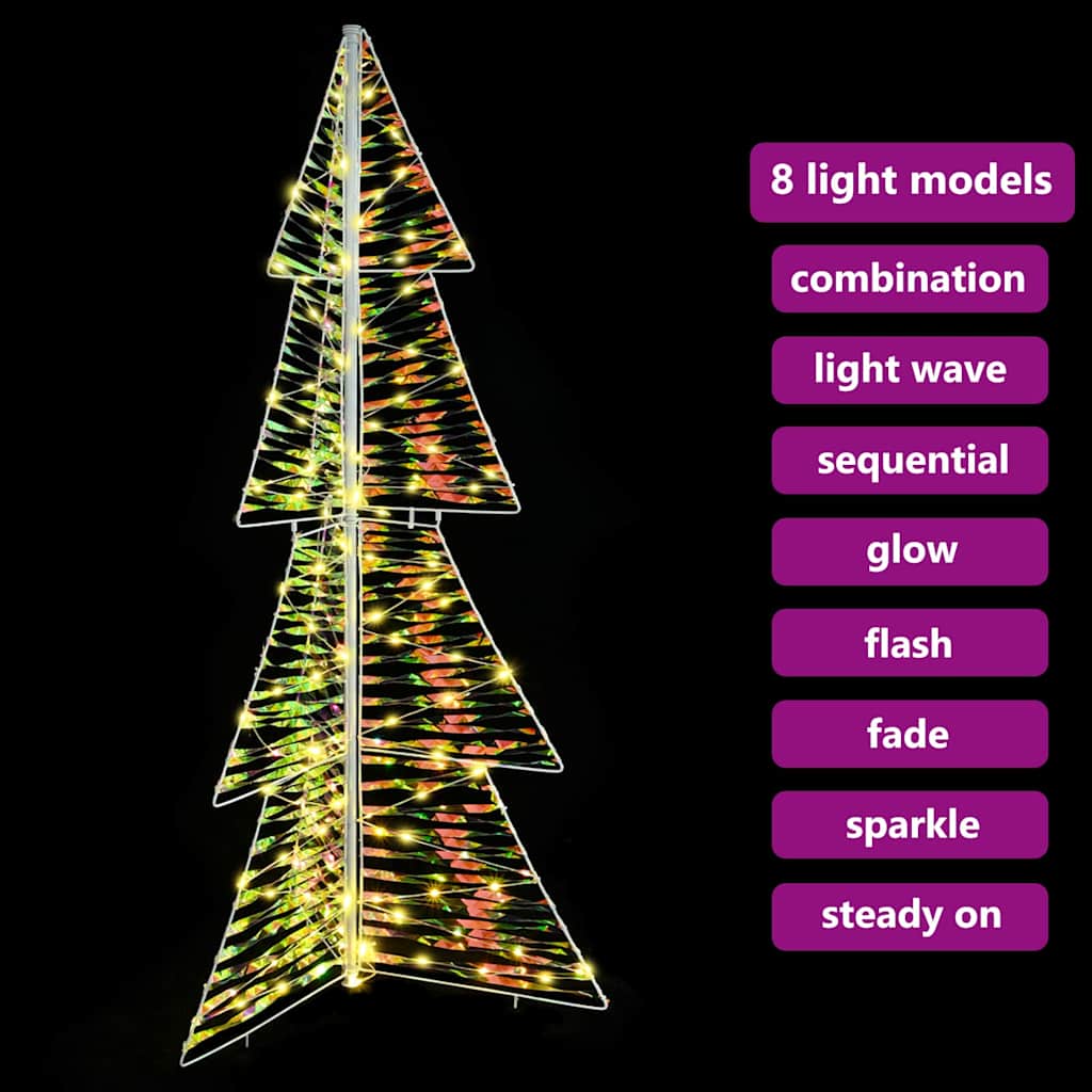 Christmas Tree with 160 LEDs Warm White 150 cm PET