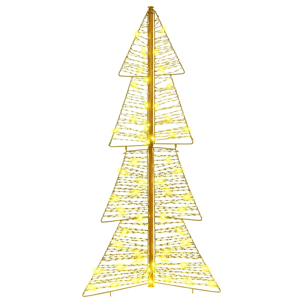 Christmas Tree with 100 LEDs Warm White 120 cm PET