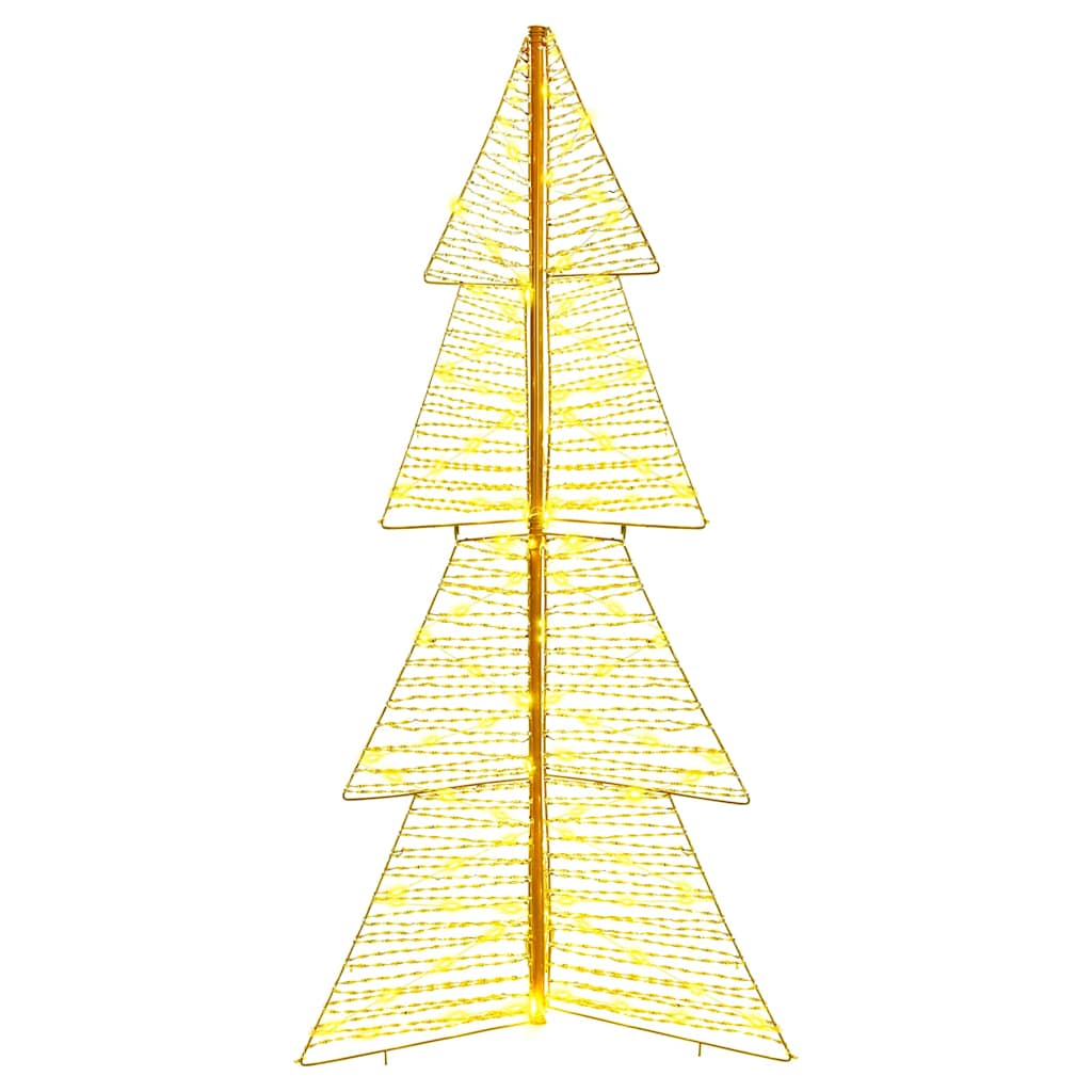 Christmas Tree with 160 LEDs Warm White 150 cm PET