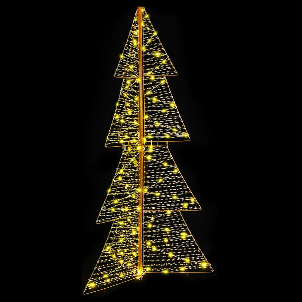 Christmas Tree with 160 LEDs Warm White 150 cm PET