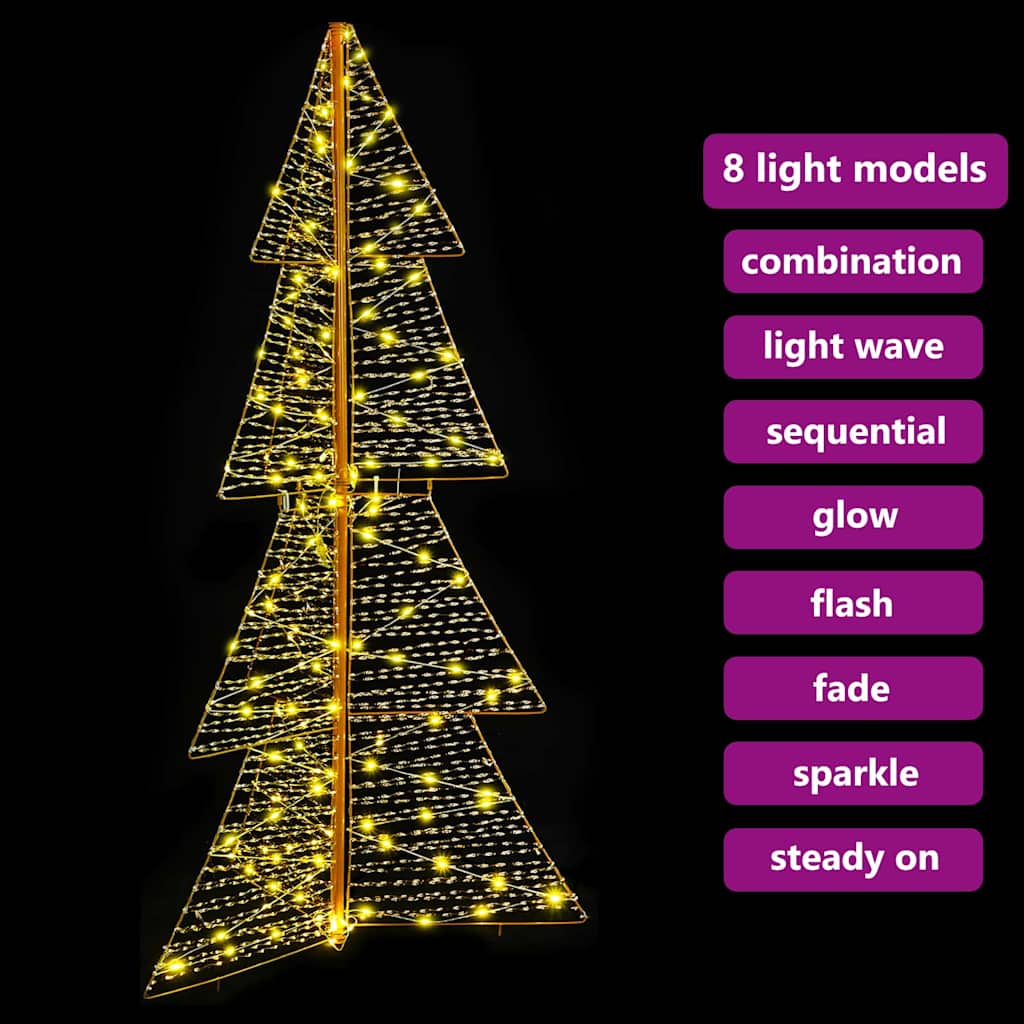 Christmas Tree with 160 LEDs Warm White 150 cm PET