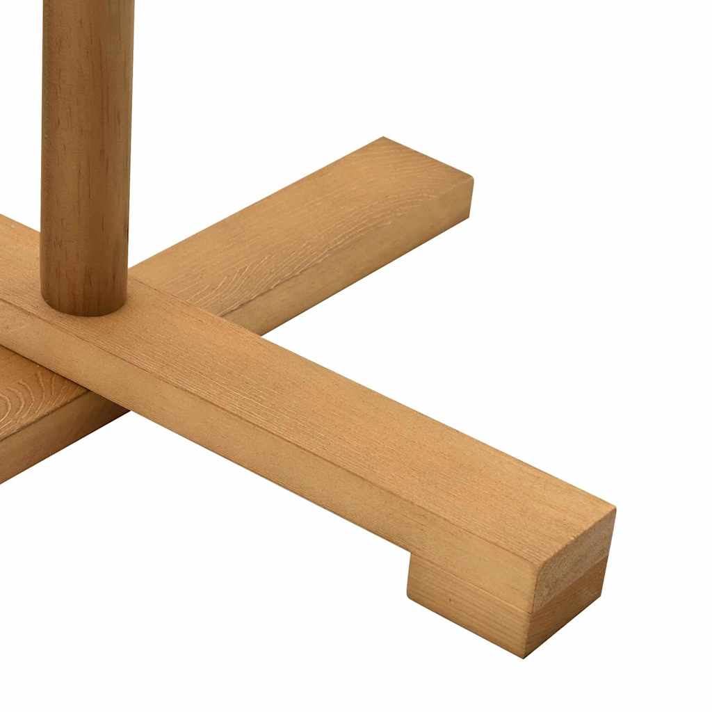 Wooden Christmas Tree with Stand Brown 125 cm Solid pine wood