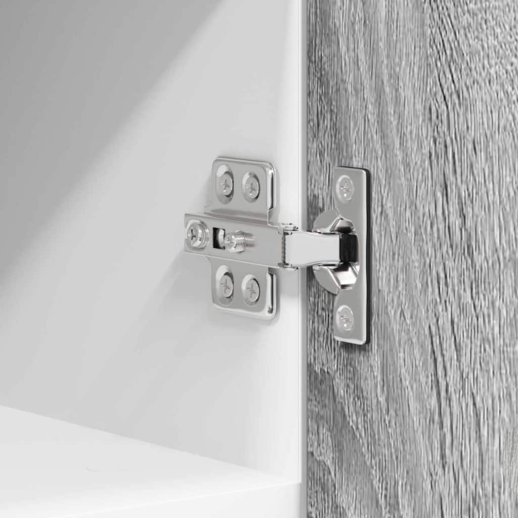 Hanging Cabinet Riga Grey Sonoma and White 30 x 31 x 40 cm