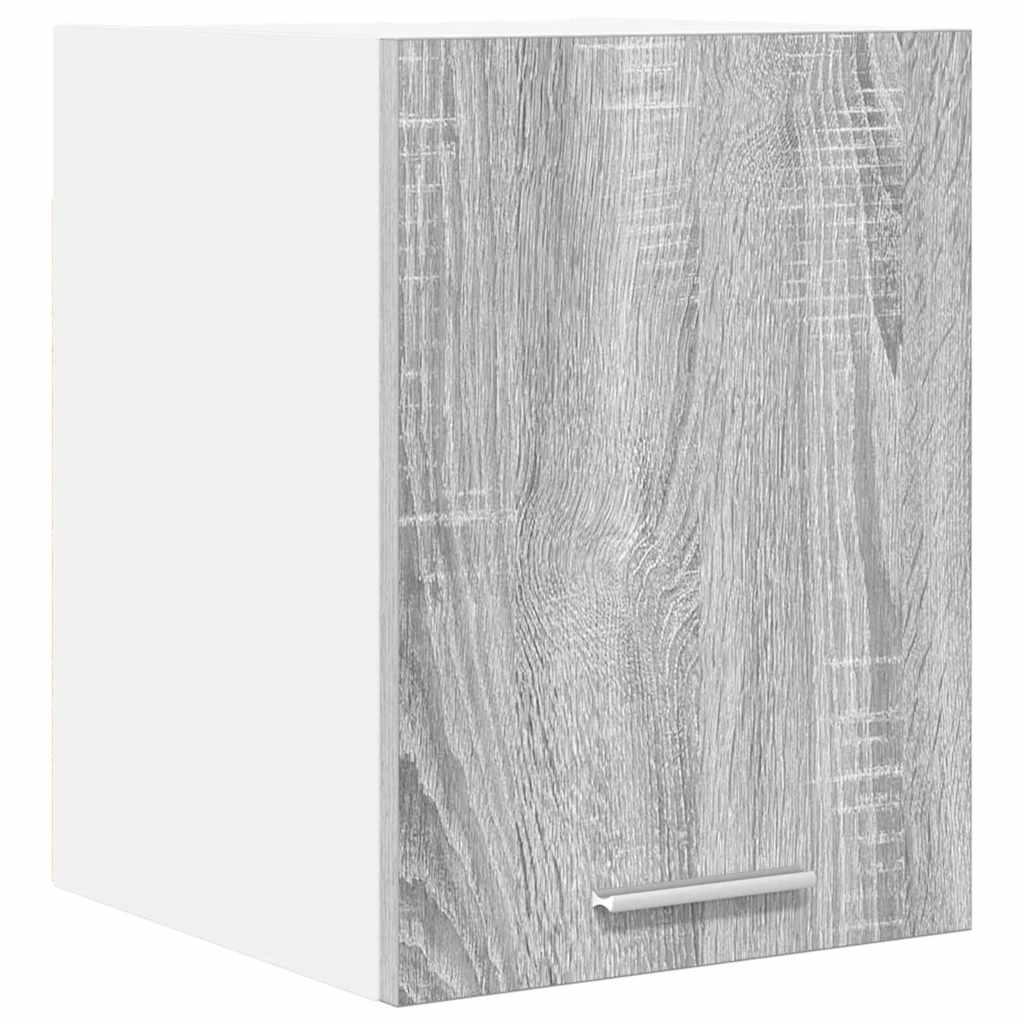 Hanging Cabinet Riga Grey Sonoma and White 30 x 31 x 40 cm