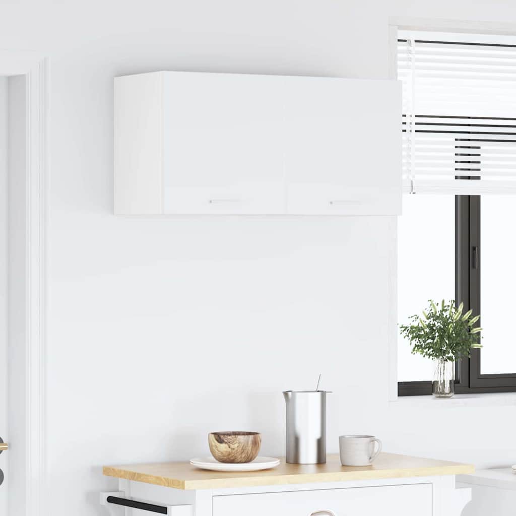 Hanging Cabinet with Shelf Riga 2 pcs White 40 x 31 x 40 cm