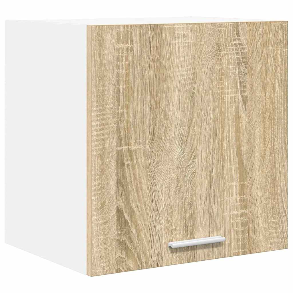Hanging Cabinet Riga 2 pcs Sonoma Oak and White 40 x 31 x 40 cm