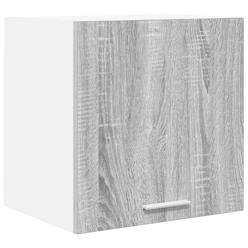 Hanging Cabinet Riga Grey Sonoma and White 40 x 31 x 40 cm