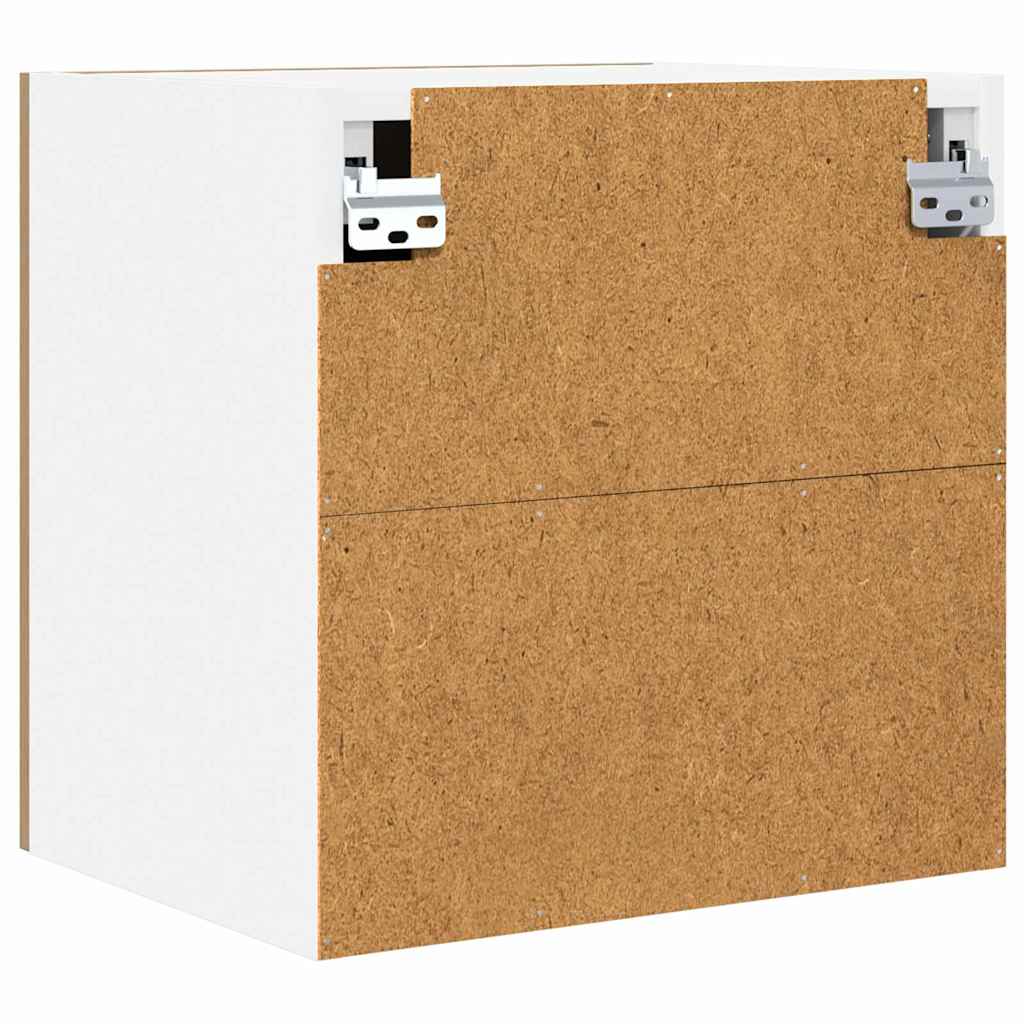 Hanging Cabinet Riga Artisan Oak and White 40 x 31 x 40 cm