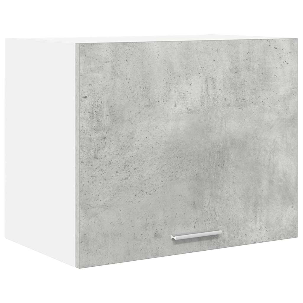 Hanging Cabinet with Shelf Riga 2 pcs Concrete Grey and White