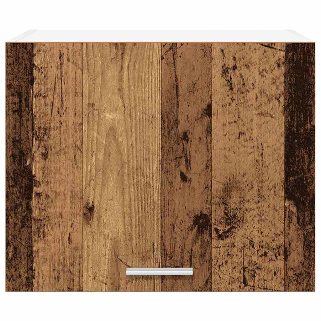 Hanging Cabinet Riga Old Wood and White 50 x 31 x 40 cm