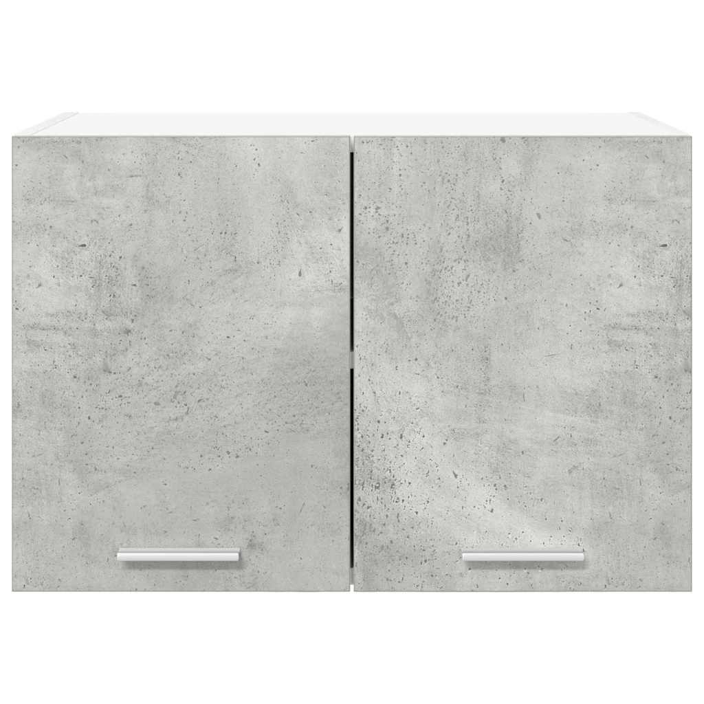 Hanging Cabinet Riga Concrete Grey and White 60 x 31 x 40 cm