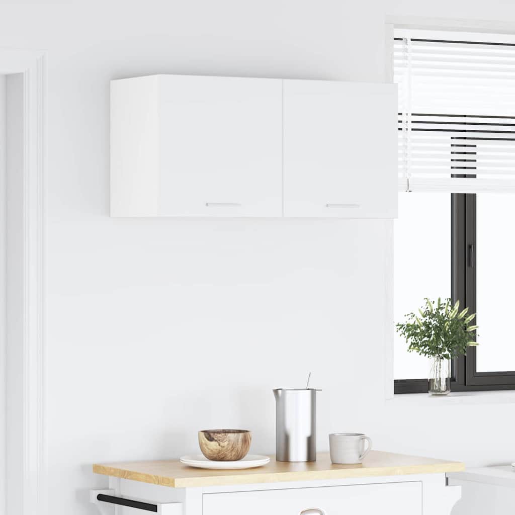 Hanging Cabinet Riga White 80 x 31 x 40 cm Engineered Wood